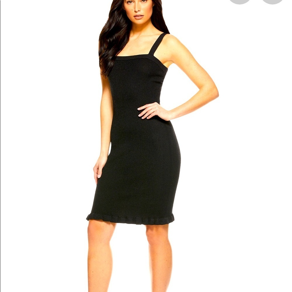 Sofia Vergara Ribbed Tank Midi Dress